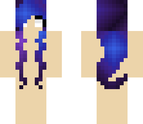 galaxy haired girl