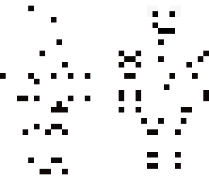 black dot man