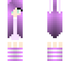 purple bunny girl