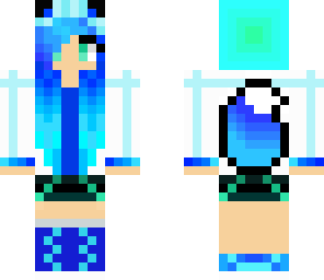 blue girl foxy
