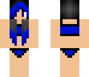 blue bikini girl