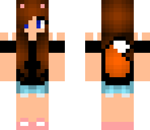 fox girl with shoes