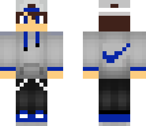 blue nike boy