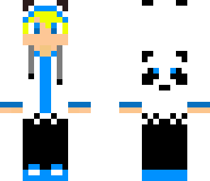 blonde panda