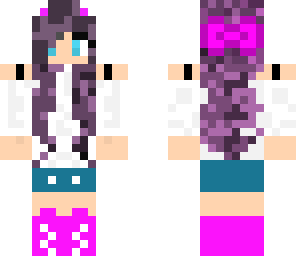 girl purple hair