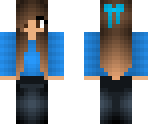blue kawaii girl 2