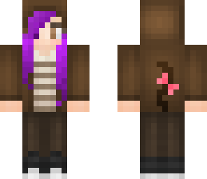 purple monkey girl