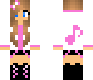 music note hoodie girl