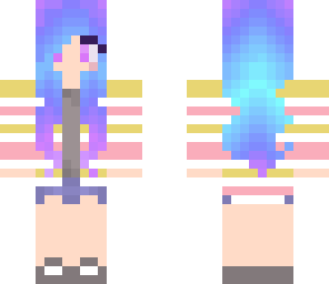 changed purple girl