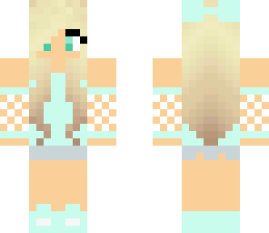 cute blue girl