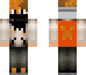 orange creeperfarts with cape