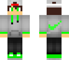green nike boy