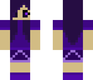 cute purple girl