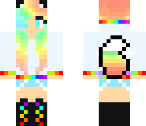 rainbow wolf