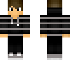 grey and black skin