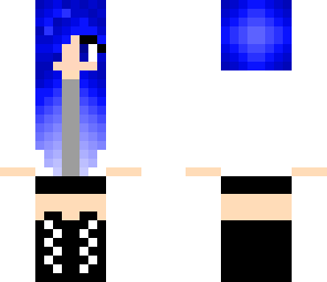 blue girl