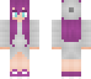 purple and light grey