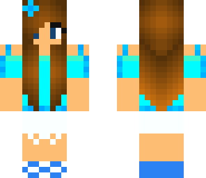 girly girl blue and white 