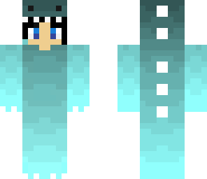 blue dino girl