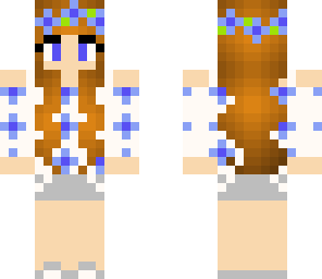 blue flower girl 35 likes plz
