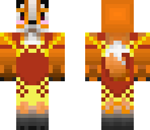 dressed up fox girl