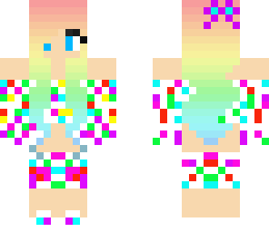 rainbow splatter