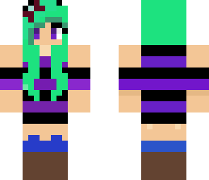 green strip girl