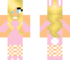 pink bunny girl