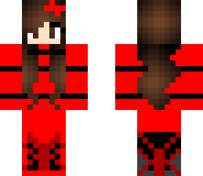 cute red and black girl