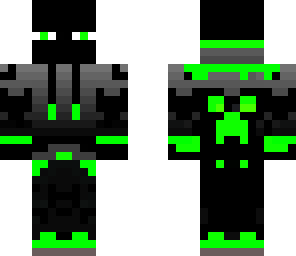 green enderman with jacket