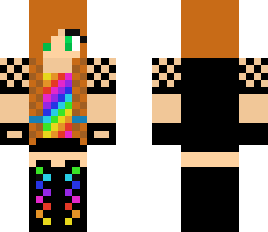 gothic rainbow girl xd