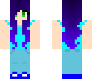 dark blue girl