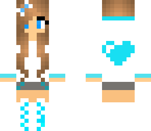 edit of skyblue girl