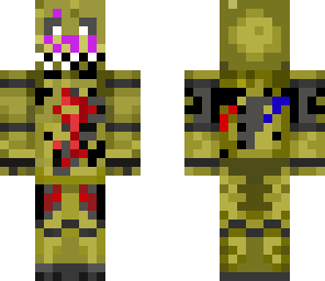 purple guy inside springtrap