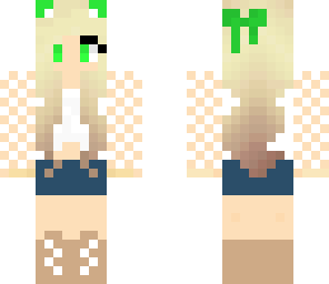green summer girl