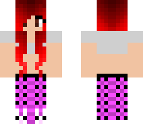 red hair girl pajamas