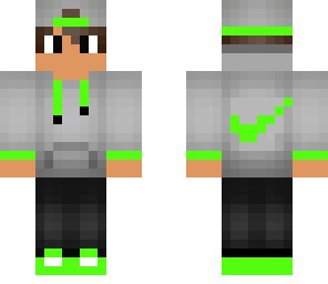 neon green nike boy
