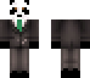 panda  in a suit
