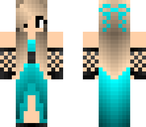 blue gown girl