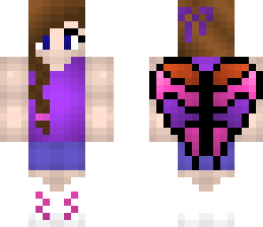 butterfly wings girl