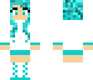 cute blue girl