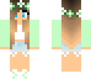 green tumblr girl