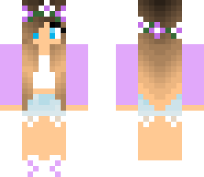 purple tumblr girl