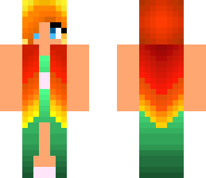 cute fire girl