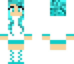 cute blue girl