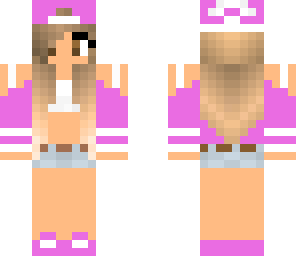 pink summer girl
