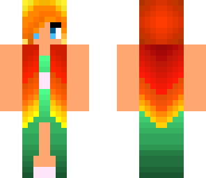 edited cute fire girl