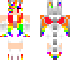 rainbow dragon girl