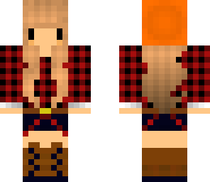 chibi lumber jack girl