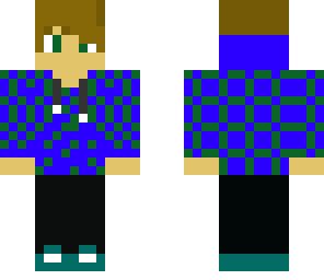 guy with green and blue sweatshirt
